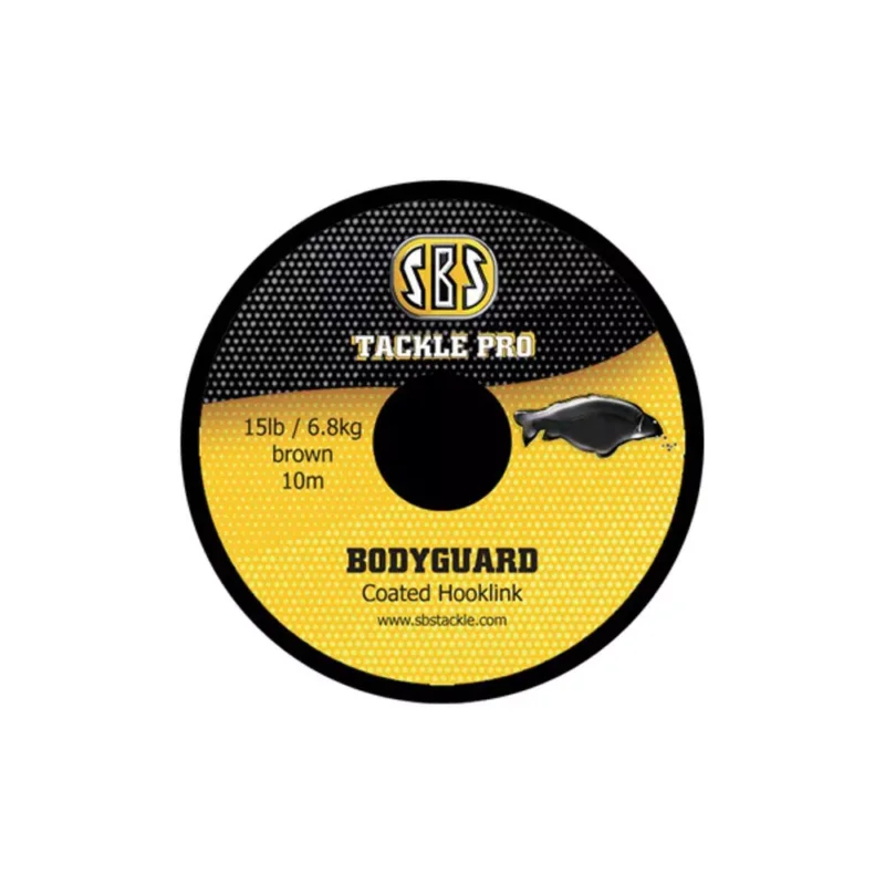 Alacsony ár SBS Bodyguard Coated Hooklink előkezsinór zöld 15lb