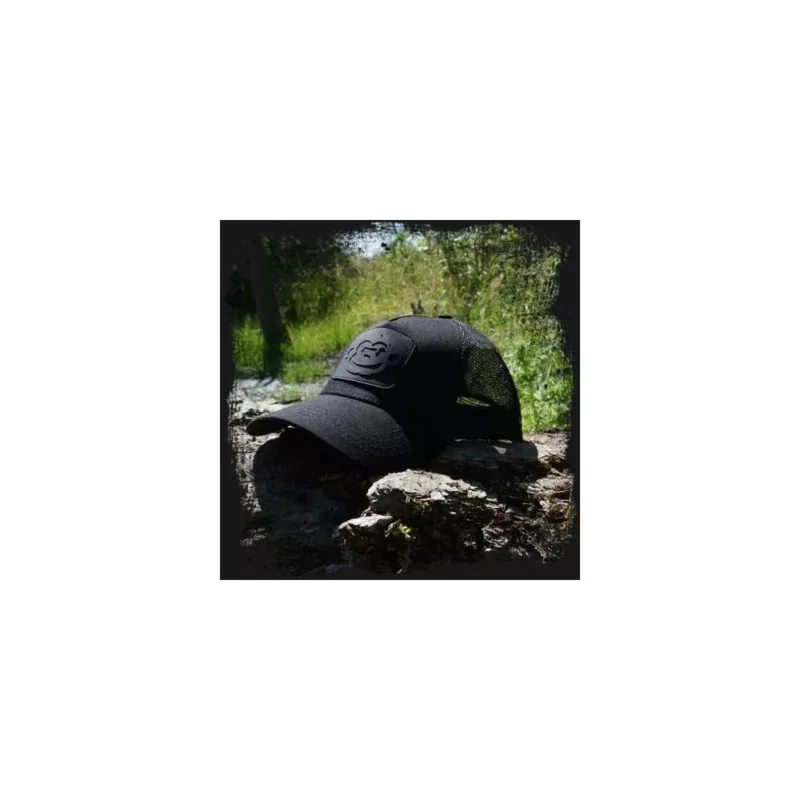 RidgeMonkey Trucker Cap Black baseball sapka Prémium