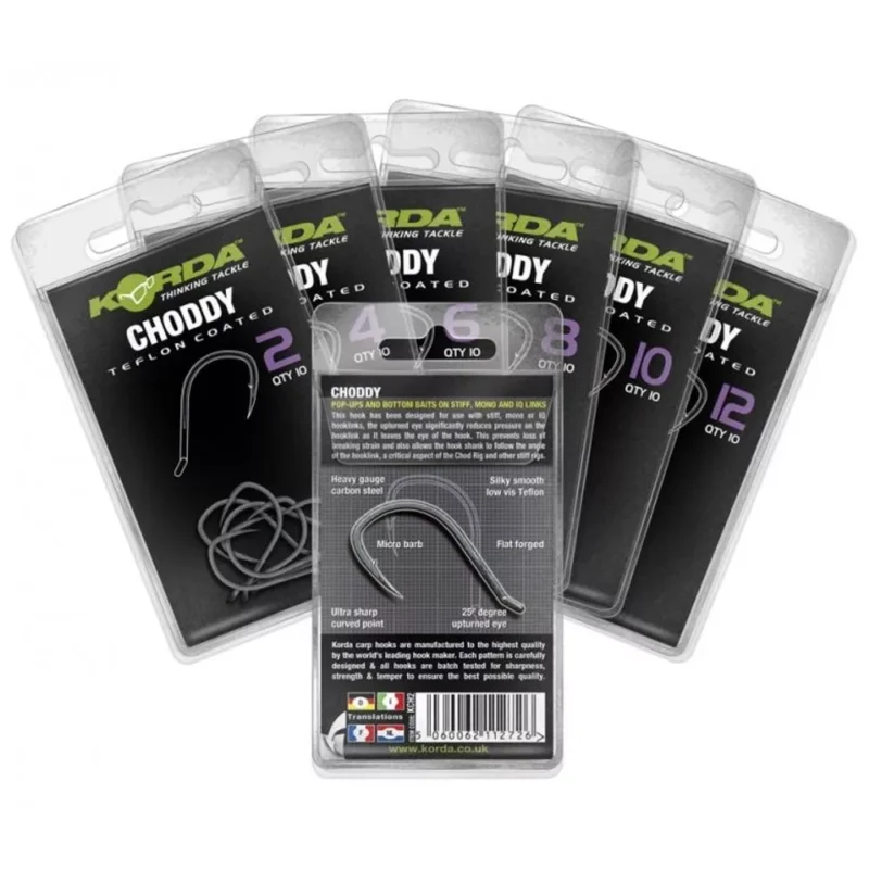 Szuper ajánlat Korda Choddy Hook pontyozó horog 6