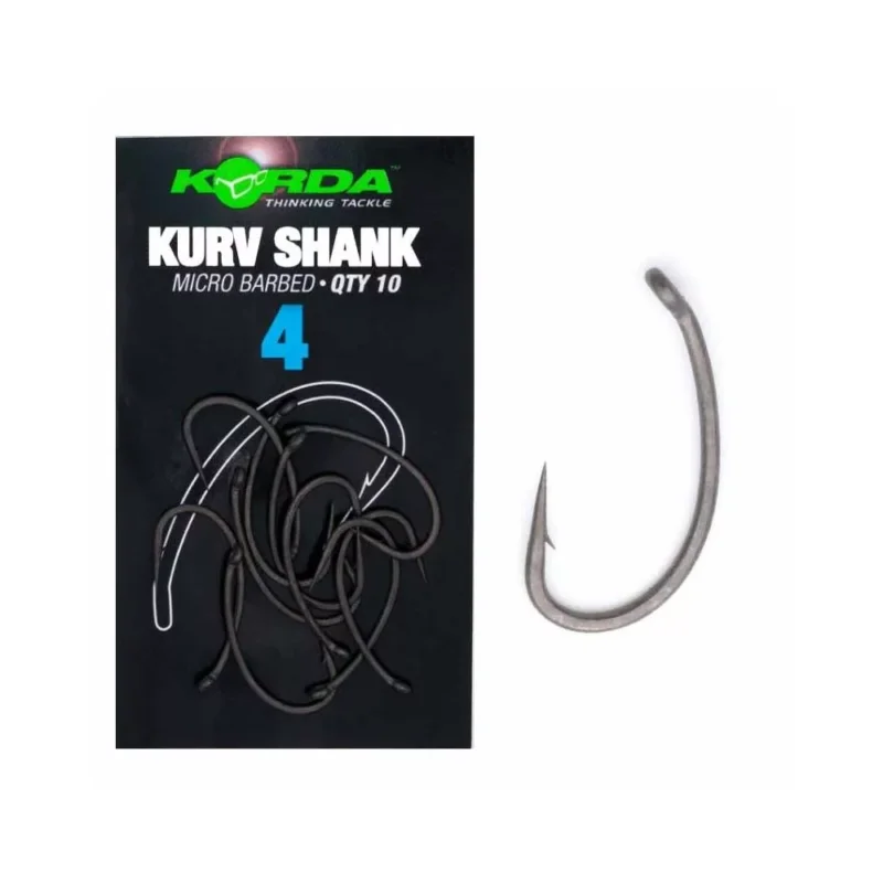 Prémium Korda Kurv Shank Hook pontyozó horog 6