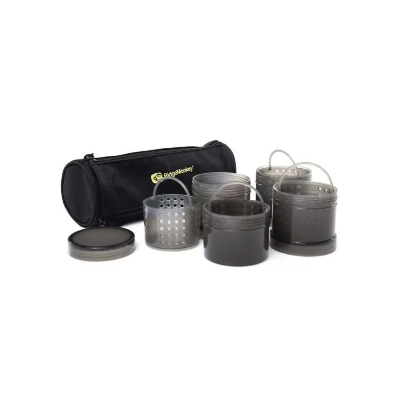 Szuper ajánlat RidgeMonkey Modular Hookbait Pots csali tároló edény zöld