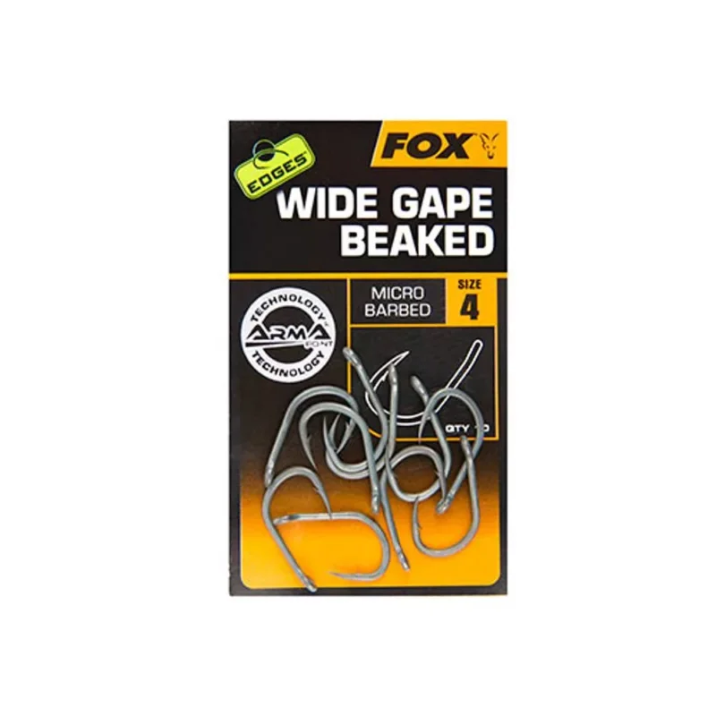 Akciós ár Fox Edges Armapoint Wide Gape Beaked Hook pontyozó horog 4
