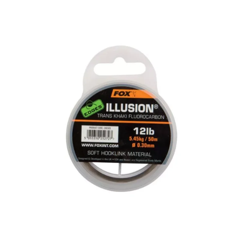 Expressz kézbesítés Fox Edges Illusion Soft Hooklink előkezsinór 12lb