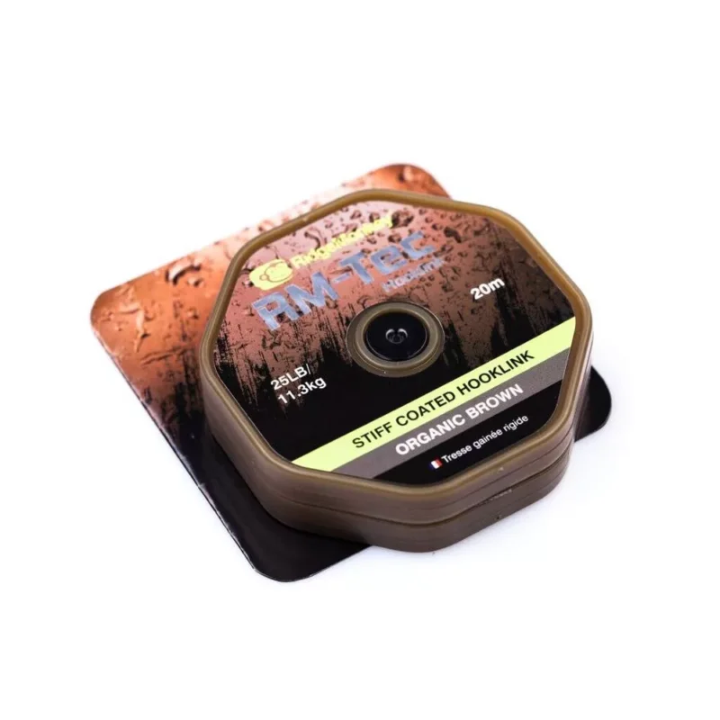 Expressz szállítás RidgeMonkey RM-Tec Stiff Coated Hooklink előkezsinór 25lb Camo
