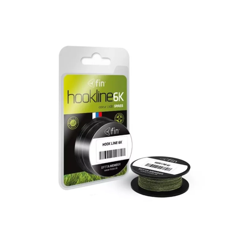 Olcsóbb Fin Hookline 6K Grass előkezsinór 25lb