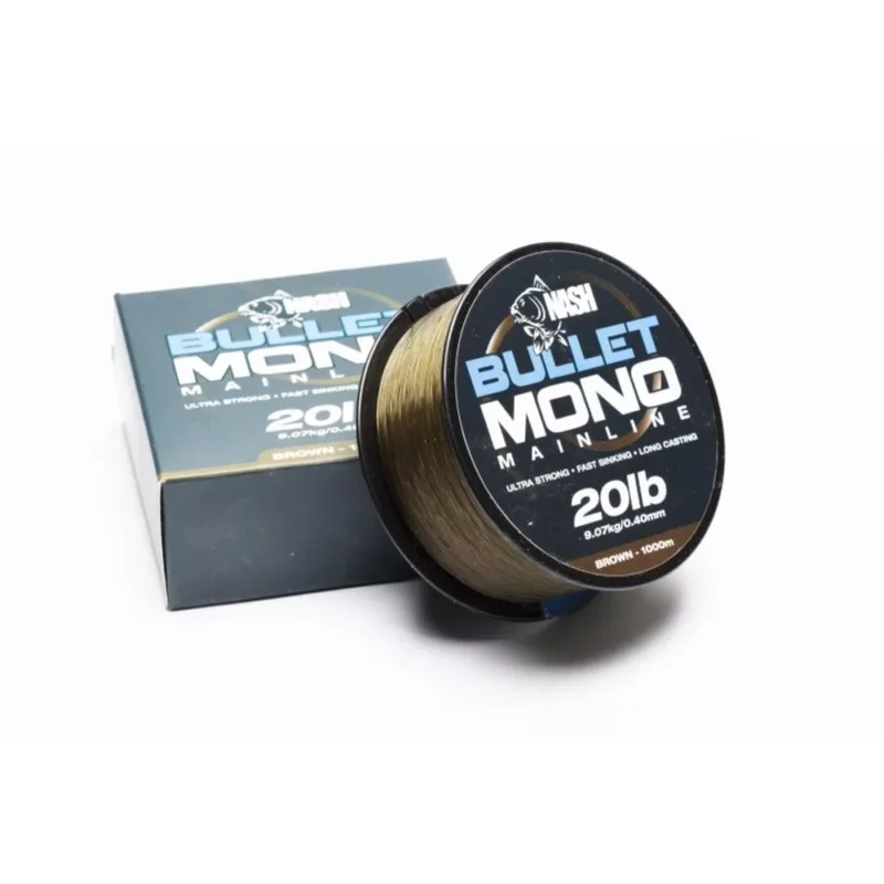 Nash Bullet Mono monofil zsinór 20lb-0.40 Exkluzív ajánlat