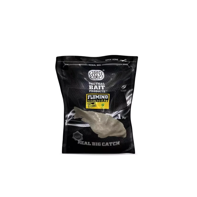 Végkiárusítás SBS Flumino Groundbait F-Code etetőanyag 1kg