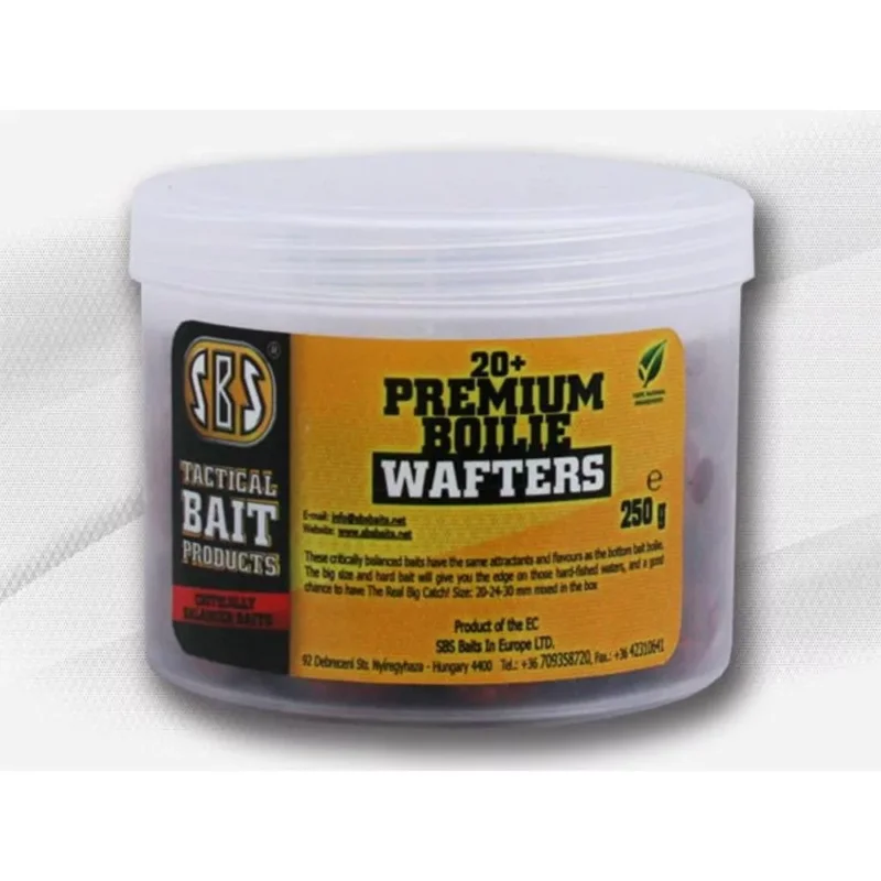 SBS 20+ Premium Boilie Wafters kikönnyített horogcsali C3 Ne maradj le