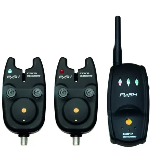 Szezonális akció Carp Academy Flash elektromos kapásjelző szett 2+1