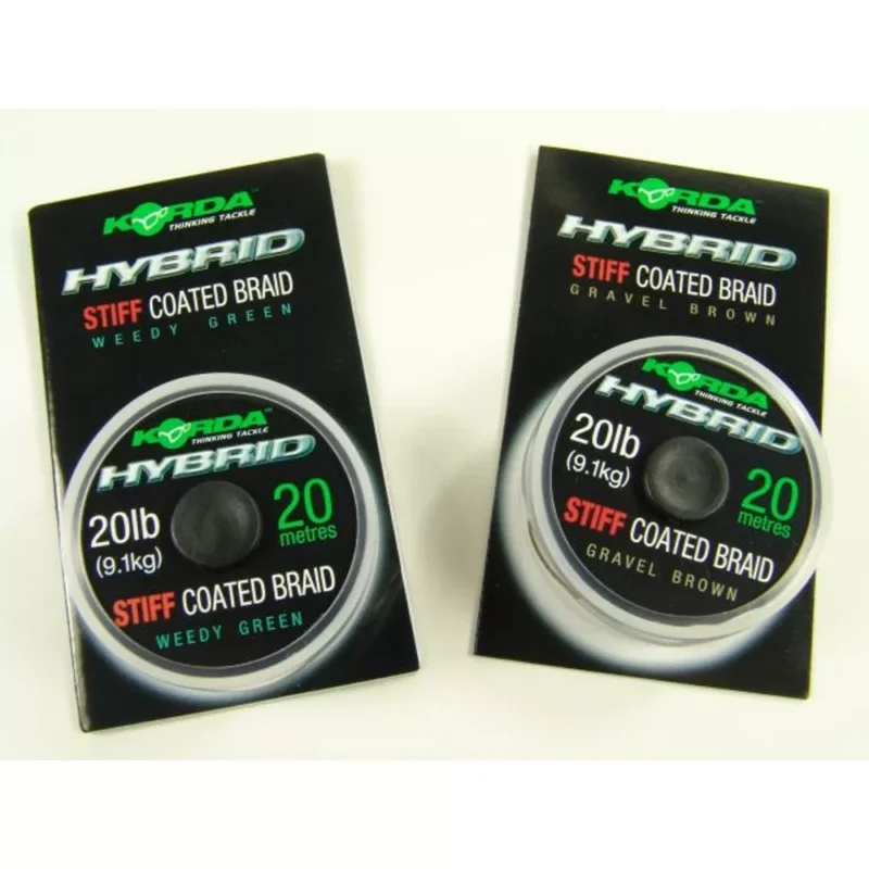 Bestseller Korda Hybrid Stiff Hooklink előkezsinór 20lb Weed Green