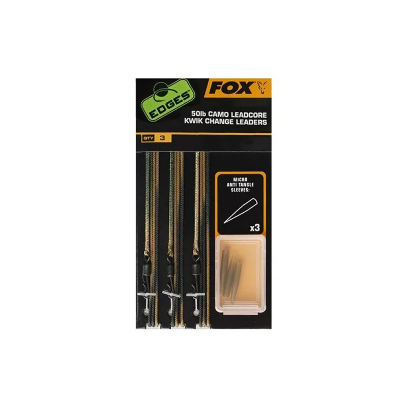 Legkelendőbb Fox Camo Leadcore Leaders előkötött leadcore 3 db