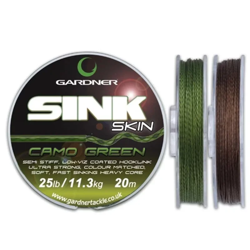Azonnal elérhető Gardner Sink Skin előkezsinór barna 15lb
