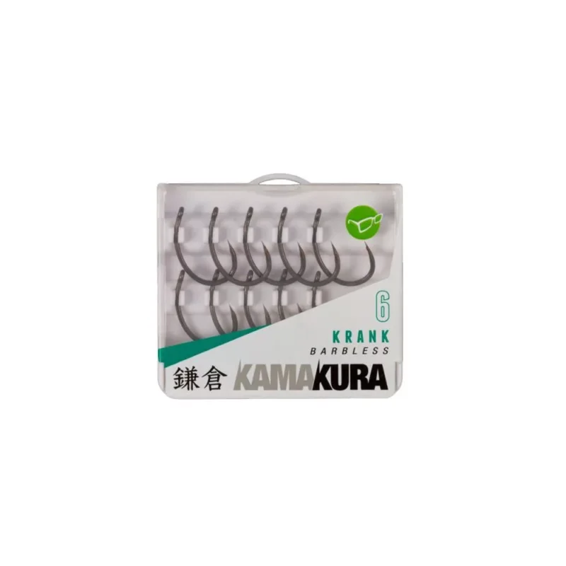 Gyors szállítás Korda Kamakura Krank Barbless szakáll nélküli élezett pontyozó horog 6