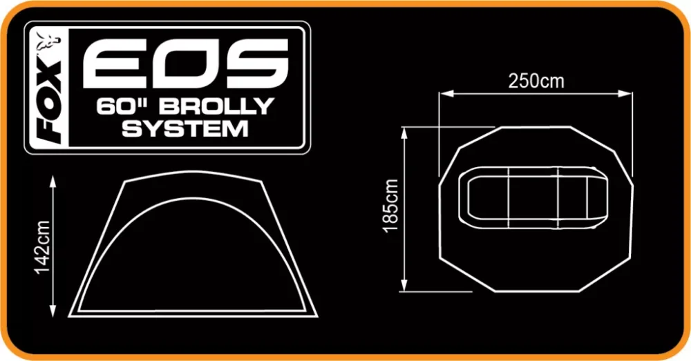 Fox EOS 60 Brolly System félsátor Legjobb ár