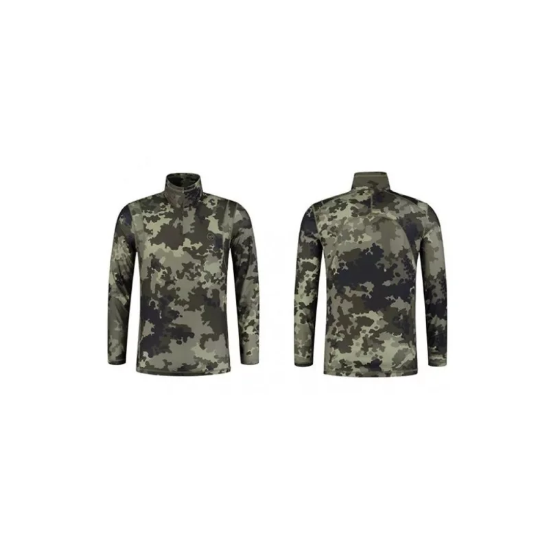 Kihagyhatatlan ajánlat Korda Kamo Kool Quick Dry Long Sleeve Zip Neck felső M