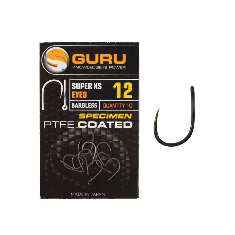 Árengedmény Guru Super XS Eyed Hooks szakáll nélküli horog 12
