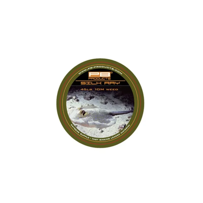 PB Products Silk Ray 10m ólommentes leadcore 65lb Weed 10m Biztonságos fizetés