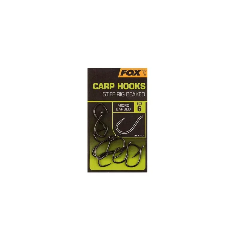Vedd meg online Fox Stiff Rig Beaked Hook pontyozó horog 6