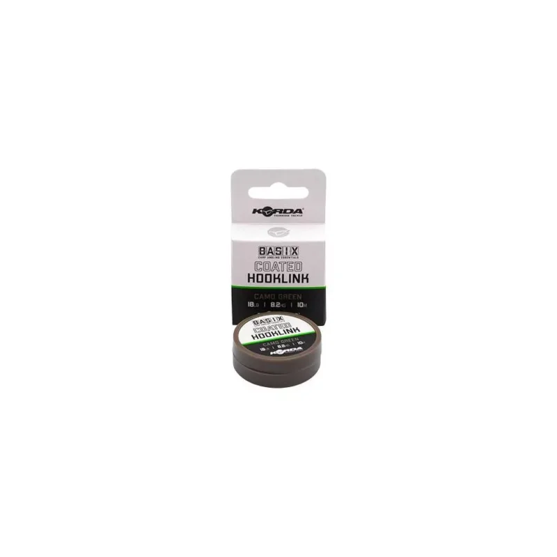 Korda Basix Coated Hooklink bevonatos előkezsinór 18lb Szuper akció