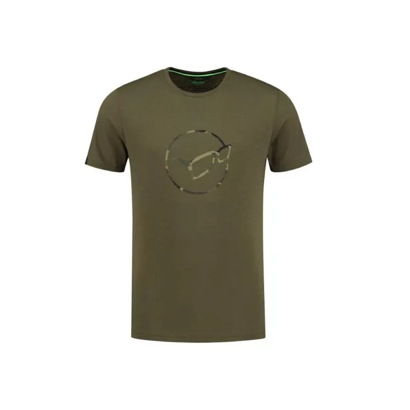 Korda LE Distressed Logo Tee Olive póló 3XL Biztonságos fizetés