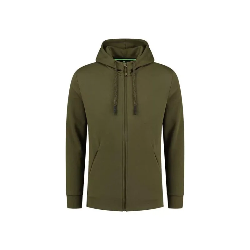 Akciós ár Korda Kore Zip Pro Hoodie Olive cipzáras kapucnis felső S