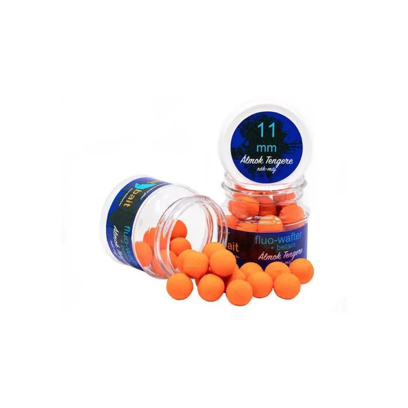 Bait Bait Fluo Wafters Mini bojli+Betain 11mm Álmok Tengere Rendeld meg most