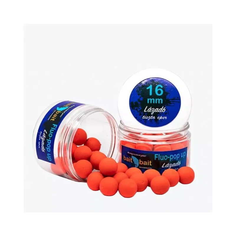 Bait Bait Fluo Pop Up lebegő bojli Lázadó 20mm Népszerű