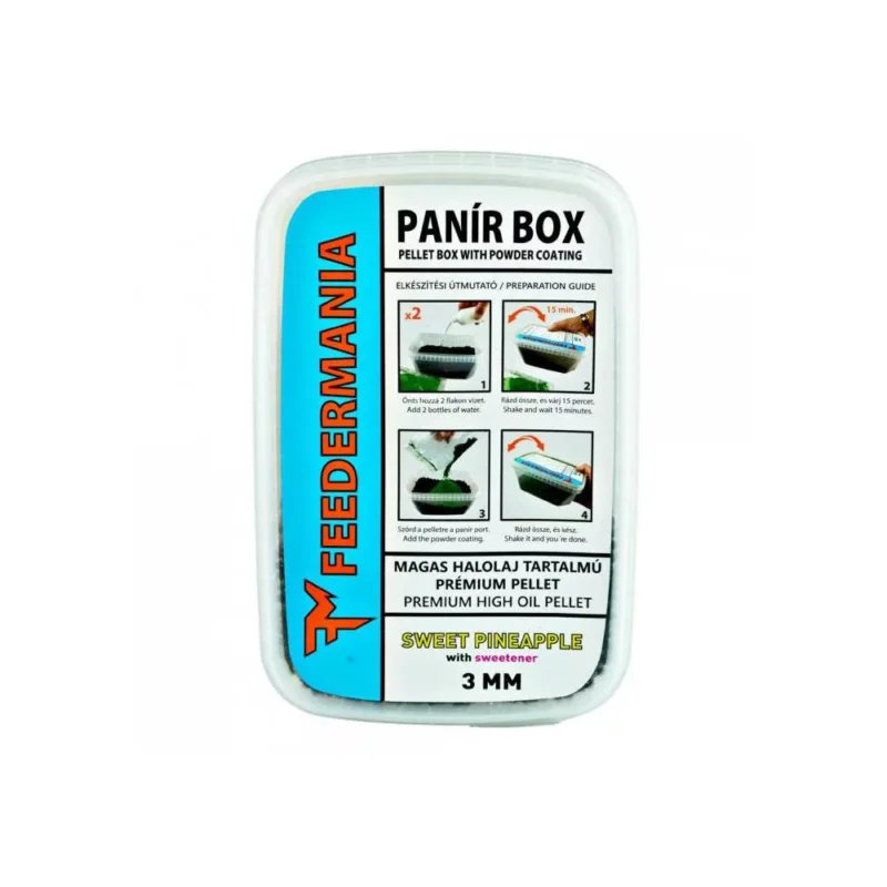 Feedermania Panír Box pellet Hot Mango 3mm Alacsony ár