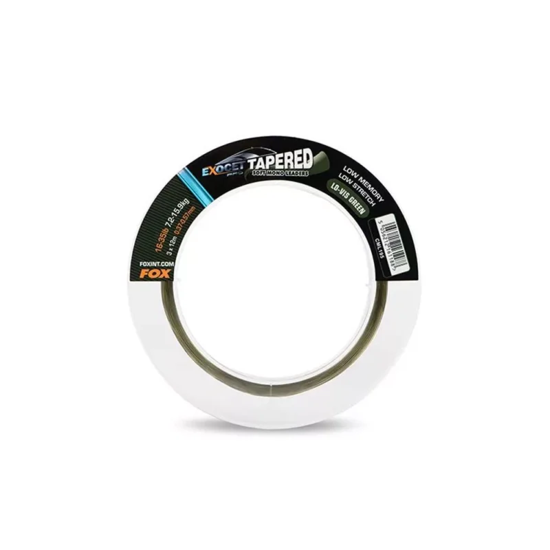 Azonnali szállítás Fox Exocet Pro Tapered Leaders dobóelőke 3db 16-35lb 0.37- 0.57mm