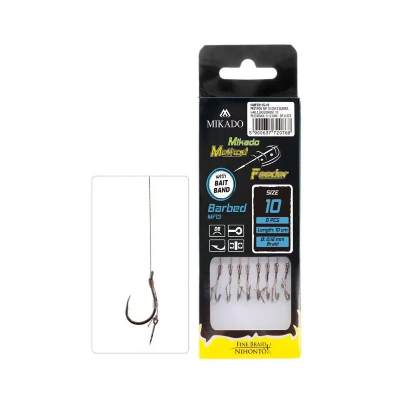 Mikado Method Feeder MF13 Rig csalitüskés előke 8db Rendeld meg most
