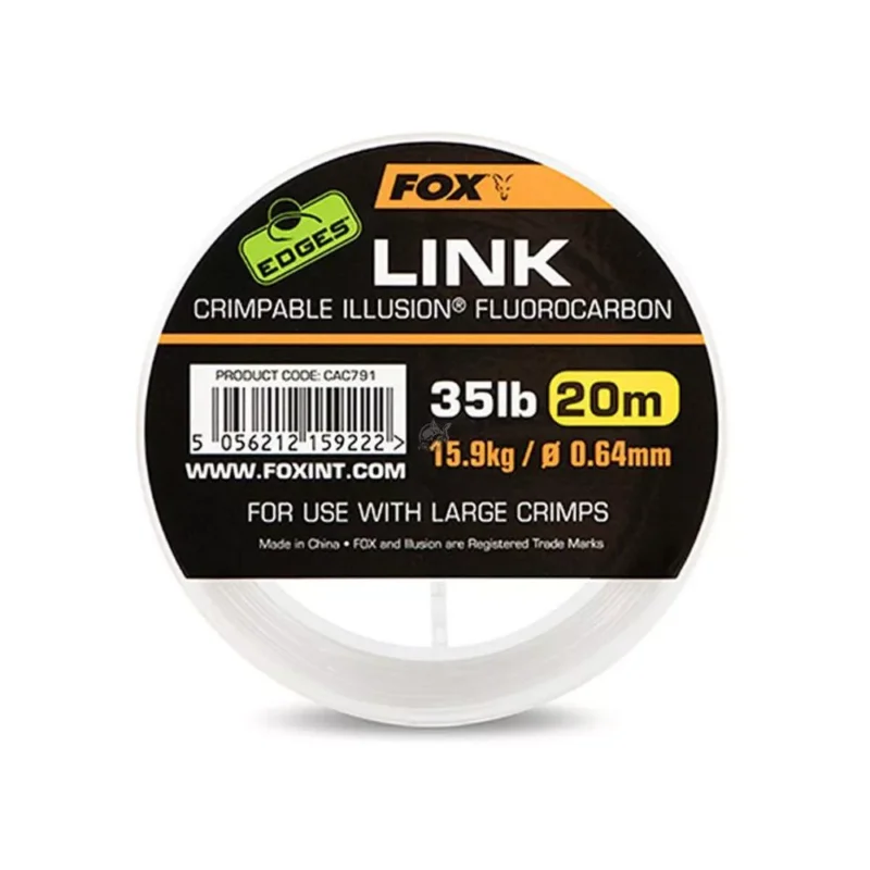 Korlátozott ajánlat Fox Edges Link Illusion fluorocarbon előkezsinór 25lb