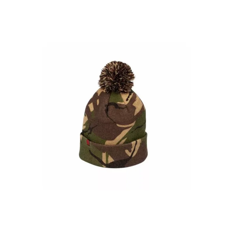Alacsony ár Trakker Camo Bobble Beanie téli sapka