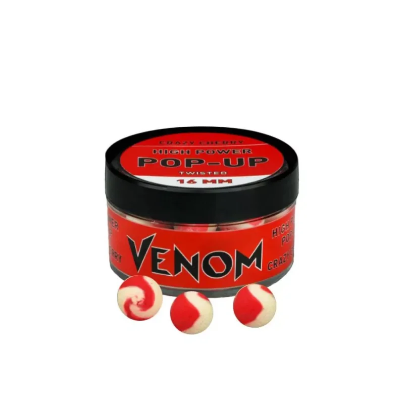 Bestseller Feedermania Venom High Power Pop Up lebegő bojli Crazy Cherry 16mm