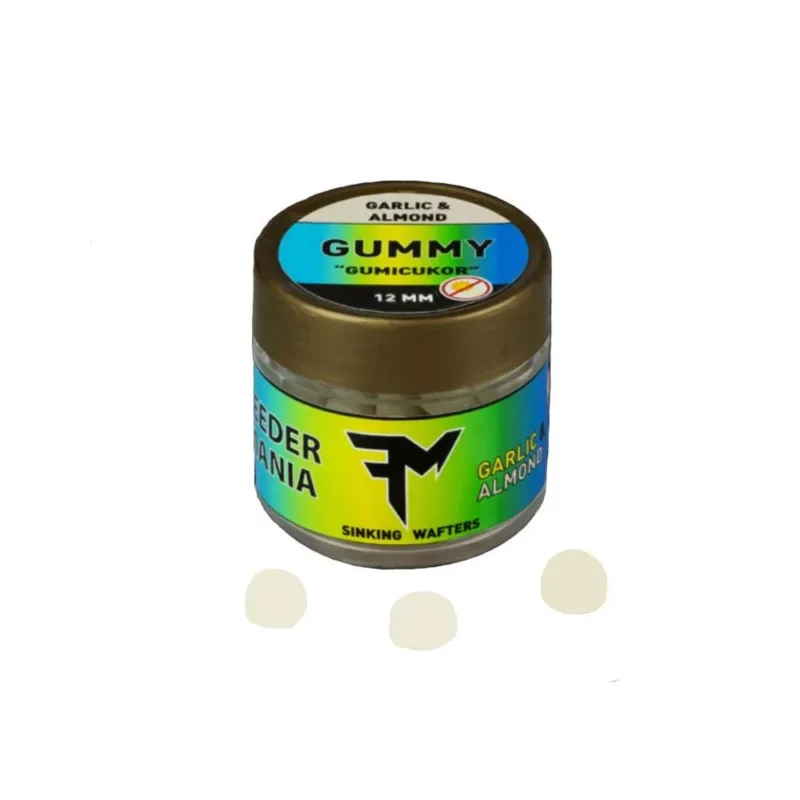Legnépszerűbb Feedermania Gummy gumicukor csali Garlic & Almond 12mm