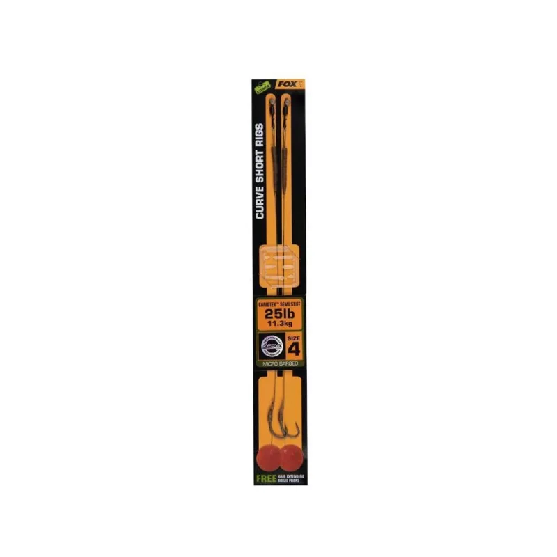 Expressz kézbesítés Fox Edges Curve Short Rigs 20lb Camotex Semi Stiff méret 6