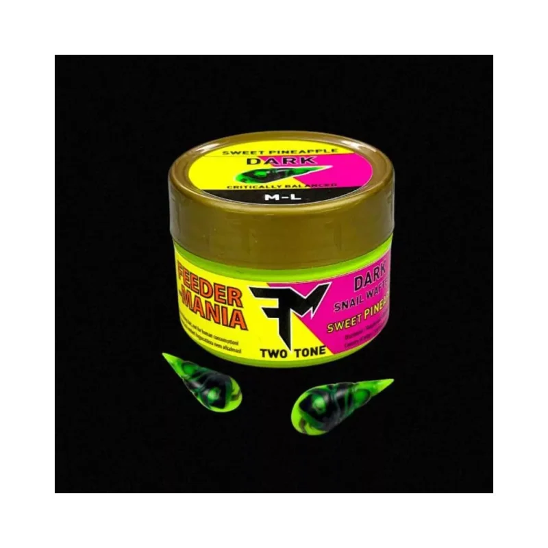 Kiárusítás Feedermania Dark Snail Wafters Two Tone csiga imitáció M/L Sweet Pineapple