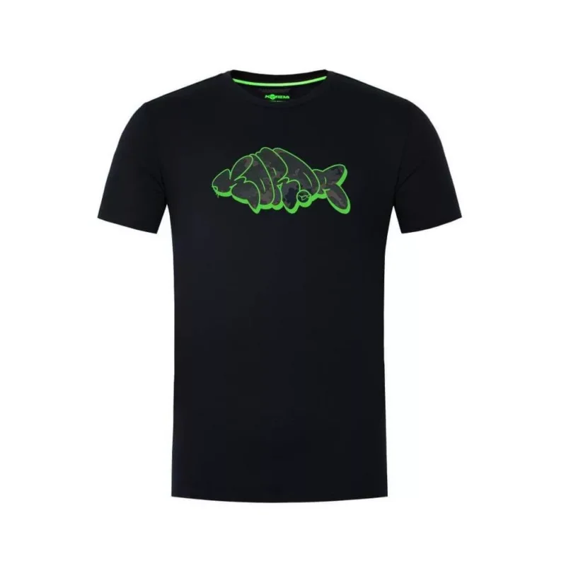 Korda Outline Tee Black póló L Vásárlói kedvenc
