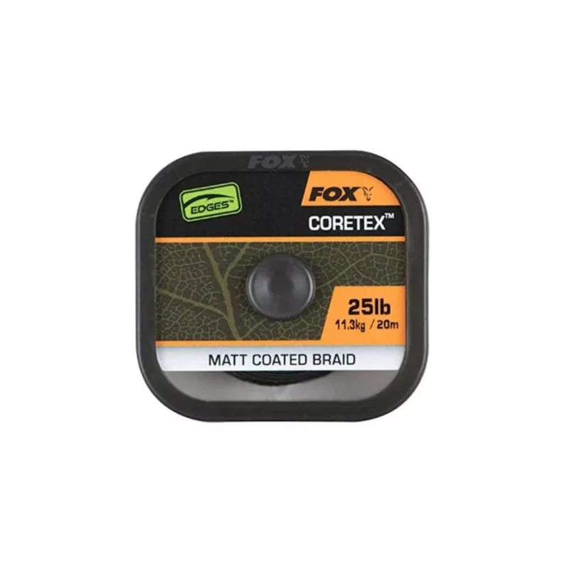 Fox Naturals Coretex Matt Coated Braid bevonatos előkezsinór 25lb/11.3kg Különleges ajánlat