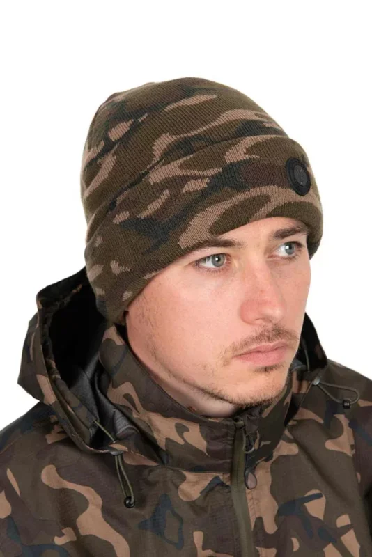 Fox Camo Sherpa Tec Beanie bélelt téli sapka Exkluzív ajánlat