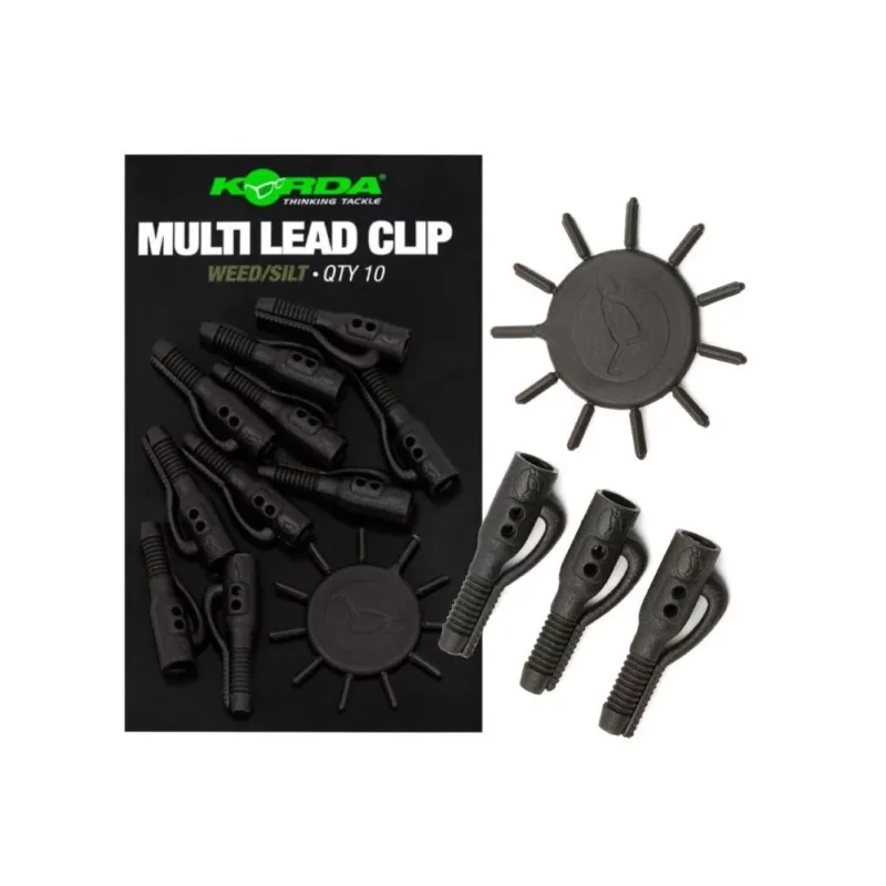 Szezonális akció Korda Multi Lead Clip Pin Weed/Silt ólomklipsz