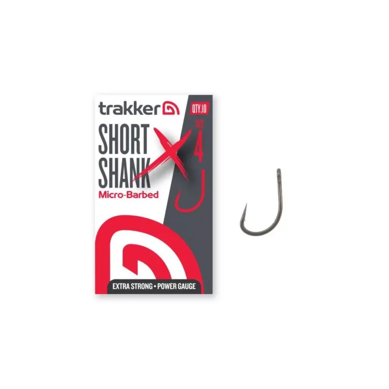 Legjobb ár Trakker Short Shank XS extra erős pontyozó horog 4