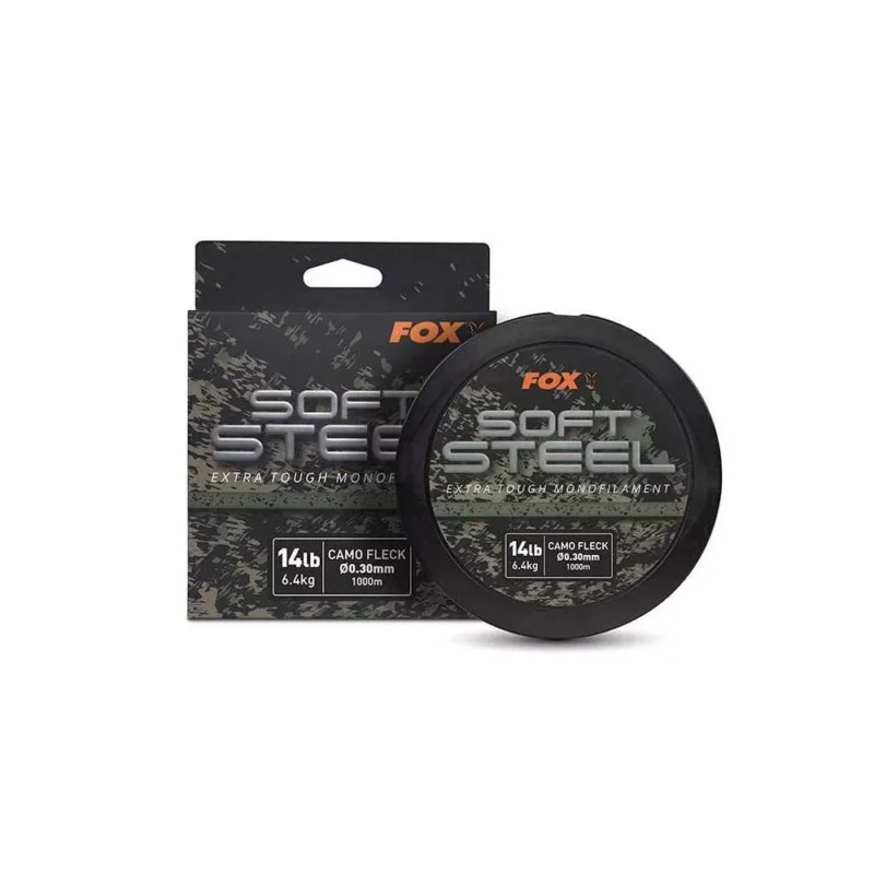 Biztonságos vásárlás Fox Soft Steel Fleck Camo terepmintás monofil zsinór 0,40mm