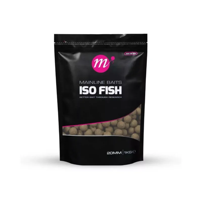 Bestseller Mainline Shelf Life ISO Fish bojli 20mm
