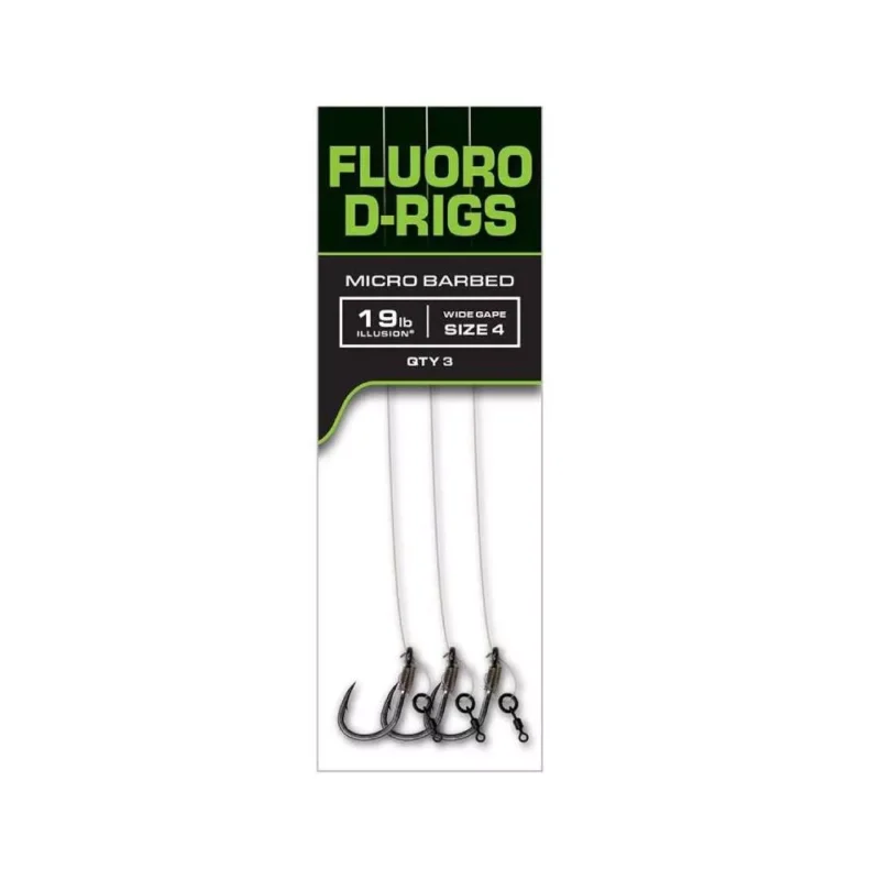 Szuper ajánlat Fox Edges Illusion Fluoro D-Rigs kész szerelék size 6