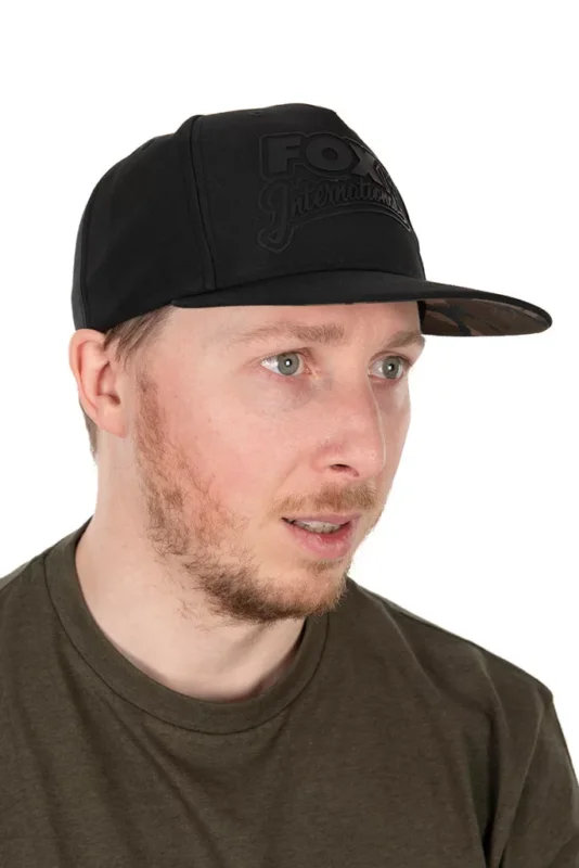 Fox Black / Camo Snapback Hat baseball sapka Korlátozott ajánlat
