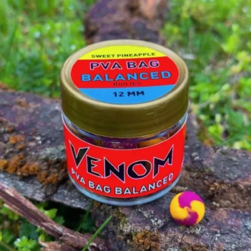 Legjobb ár Feedermania Venom Pva Bag Balanced Boilies kikönnyített horogcsali Mango 12mm