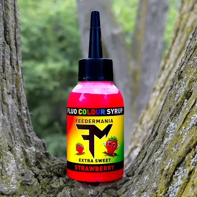 Nézd meg most Feedermania Fluo Colour Syrup New szirup Strawberry