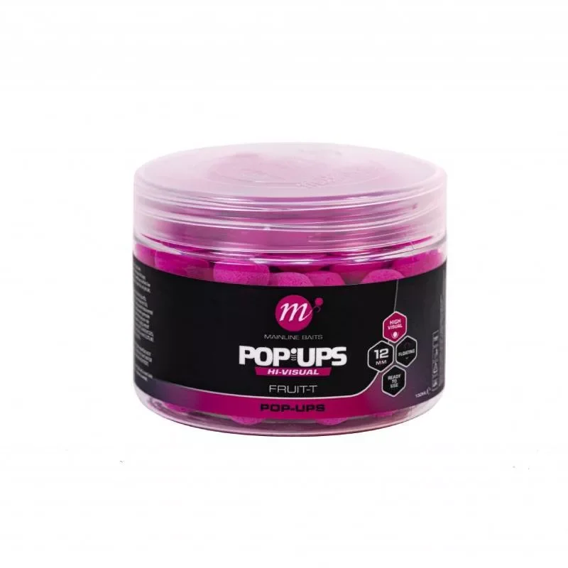 Szezonális akció Mainline Hi-Visual Pop Up lebegő bojli Fruit-T 12mm