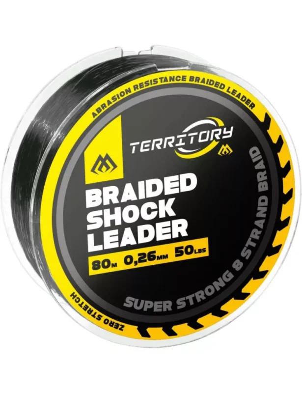 Mikado Braided Shock Leader fonott dobóelőke 0.30mm 60lbs 80m Biztonságos vásárlás