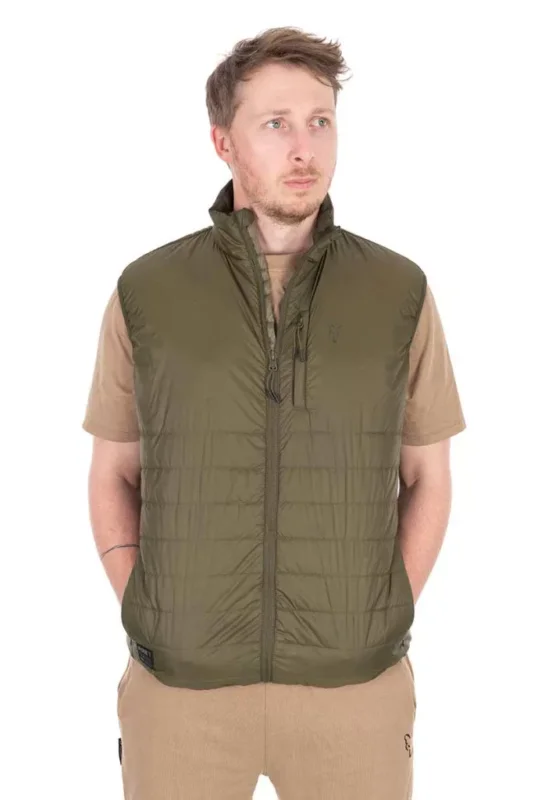 Csak ma Fox Olive Quilted 100 Gilet mellény S